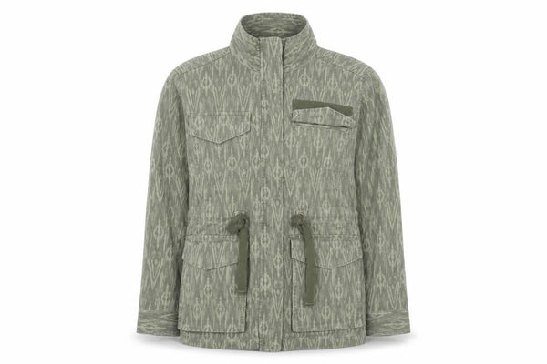 Marks & Spencer Women’s Green Military Jacket Size 12 Cotton Blend