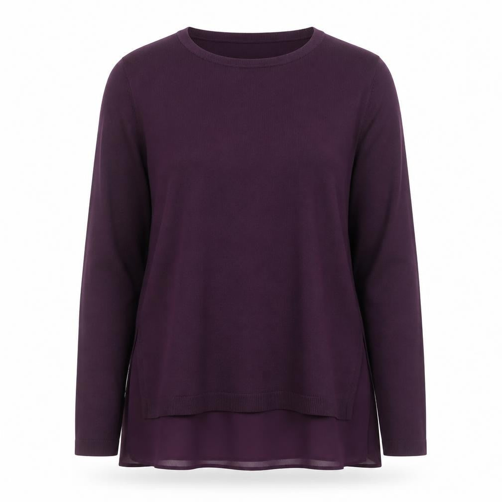 Next Women’s Purple Long Sleeve Crew Neck Pullover Jumper Size 12