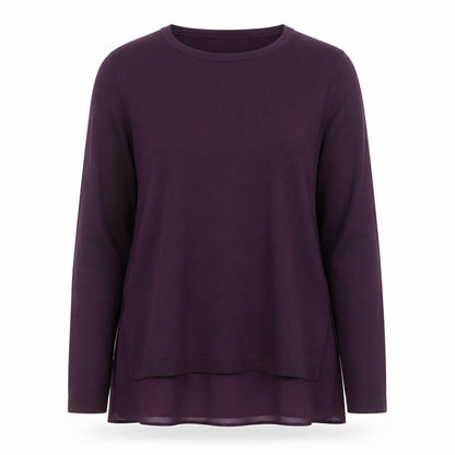 Next Women’s Purple Long Sleeve Crew Neck Pullover Jumper Size 12