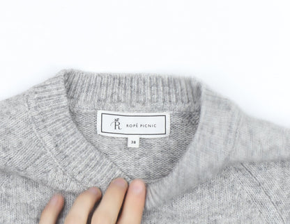 Ropé Picnic Grey Wool Blend Men's M Crew Neck Pullover Jumper