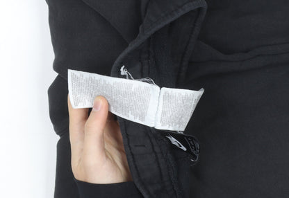 Nike Men's Black XS Jogger Fleece Trousers with Side Stripe