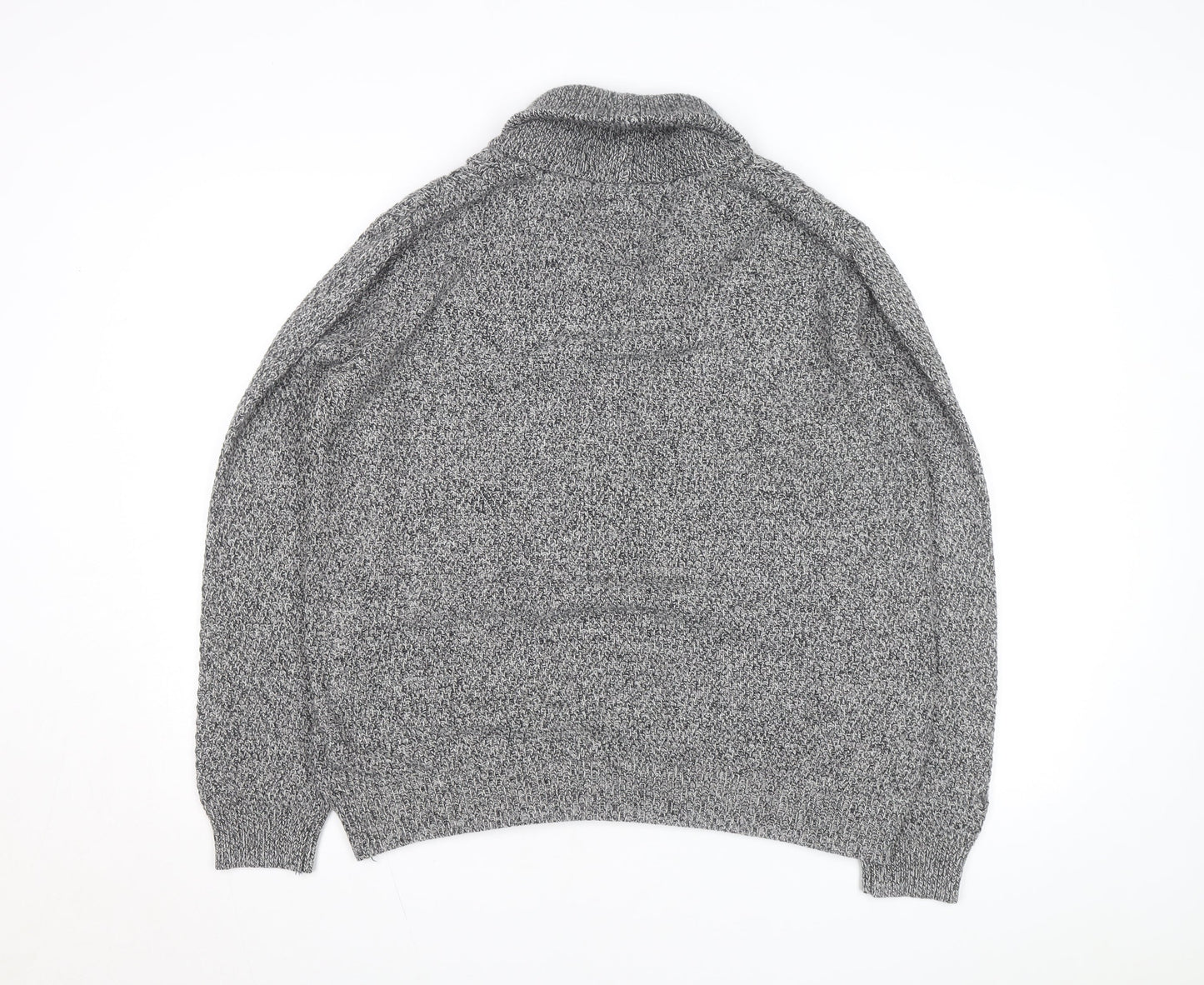 Primark Womens Grey Cable-Knit Button Cardigan XL