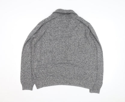 Primark Womens Grey Cable-Knit Button Cardigan XL