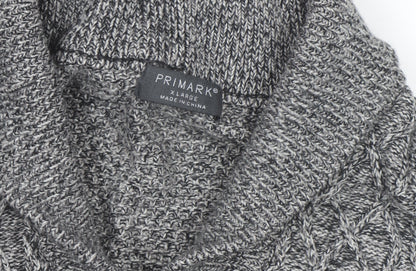 Primark Womens Grey Cable-Knit Button Cardigan XL