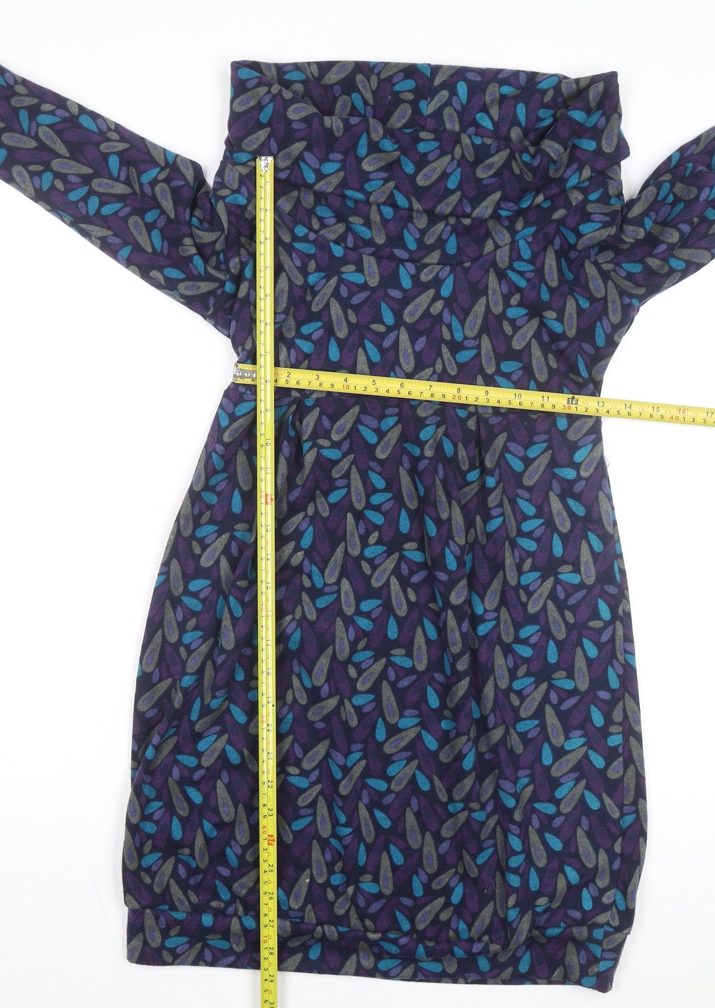 Amari Women's Multicoloured Paisley Knit Bodycon Dress Size S