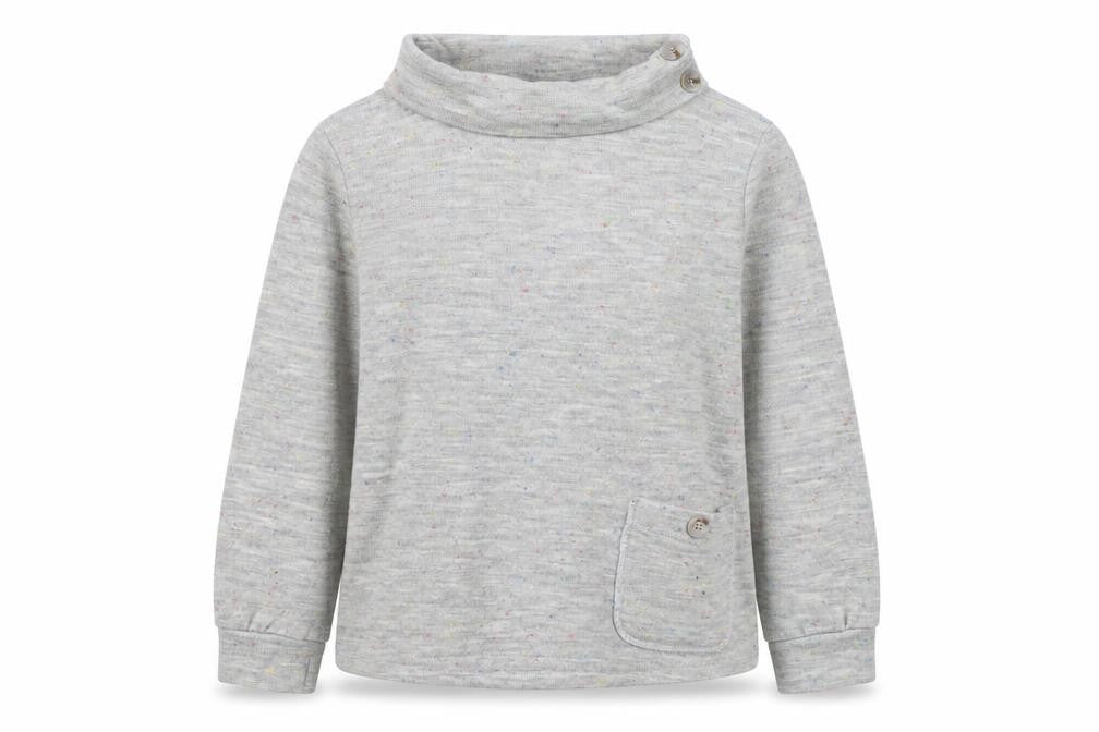 Luca Vanucci Women's Grey Roll Neck Knit Jumper Size S