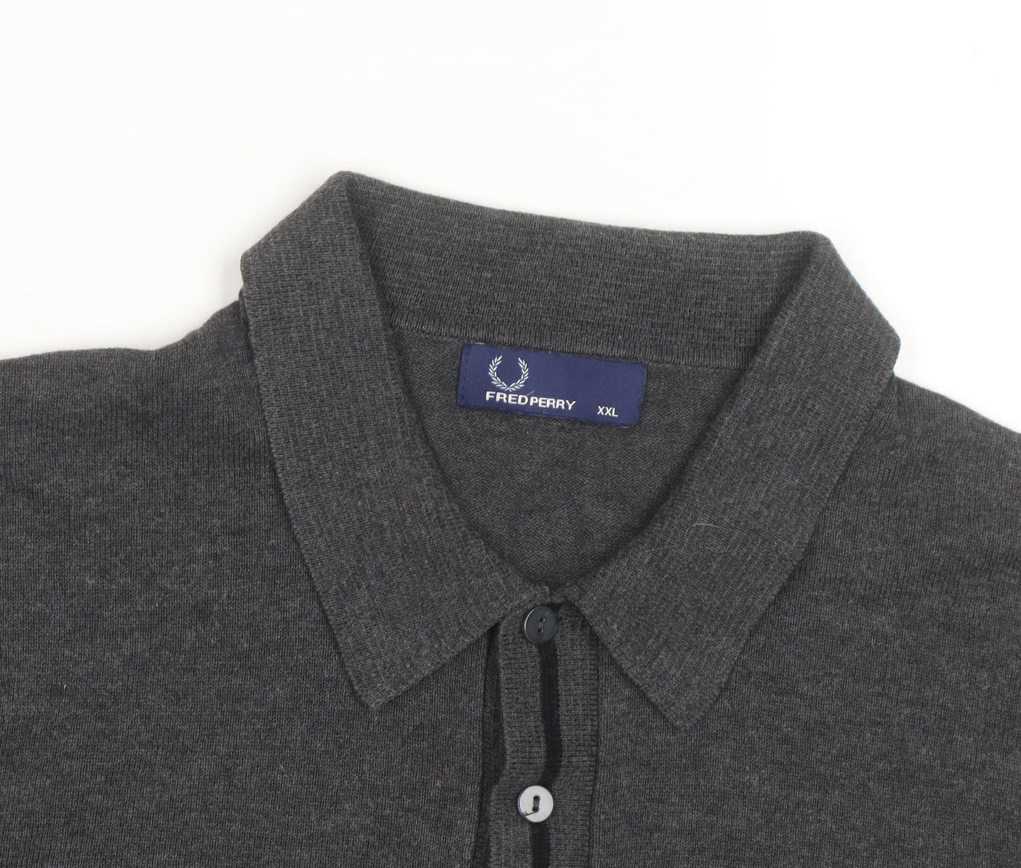 Fred Perry Men's Grey 2XL Cotton Polo Shirt