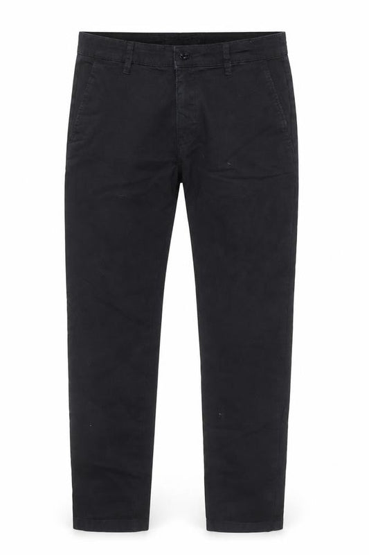 Zara Men Black Slim Fit Cotton Chino Trousers Size 32