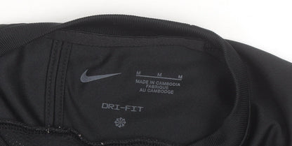 Nike Men's Black Dri-FIT Short Sleeve Athletic T-Shirt M