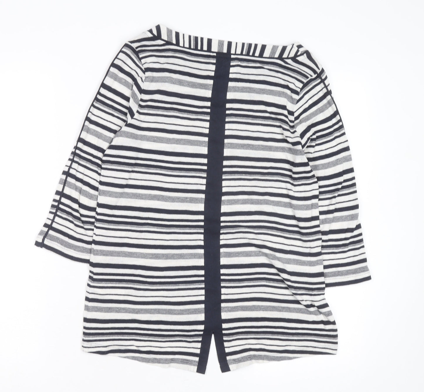 Marks and Spencer Per Una Women’s Multicoloured Stripe Boat Neck Jumper Size 14