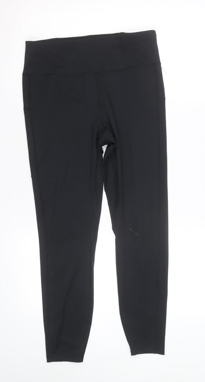 Marks and Spencer Goodmove Women's Black Leggings Size 12 Stretch Activewear