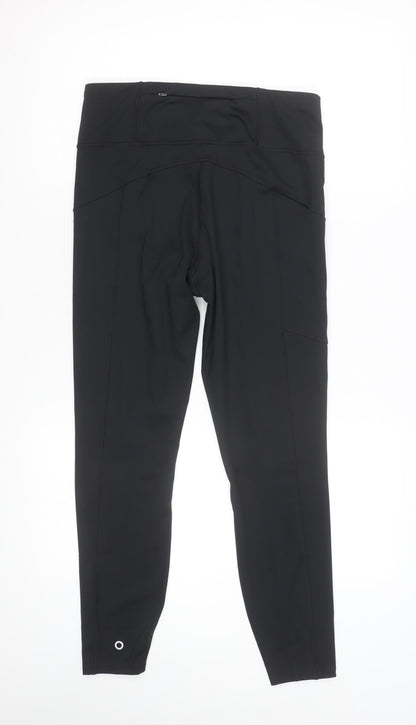 Marks and Spencer Goodmove Women's Black Leggings Size 12 Stretch Activewear