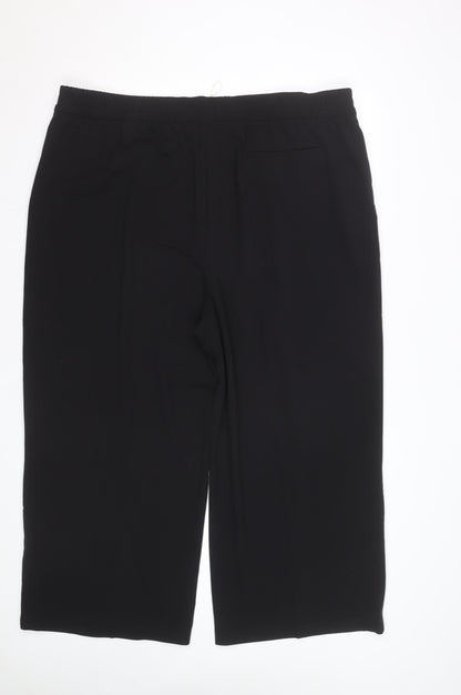 Marks and Spencer Women’s Black Size 12 Short Straight Trousers