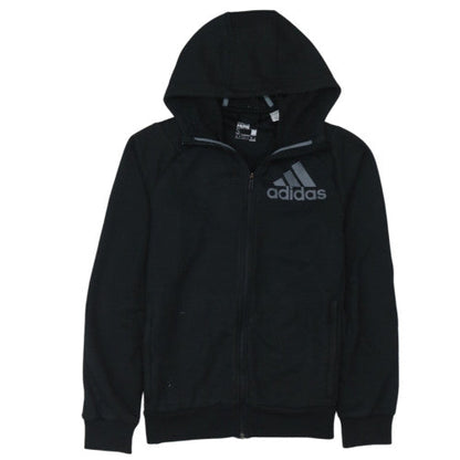 Adidas Men's Black Full Zip Hoodie Size S Sportswear
