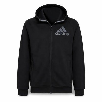 Adidas Men's Black Full Zip Hoodie Size S Sportswear
