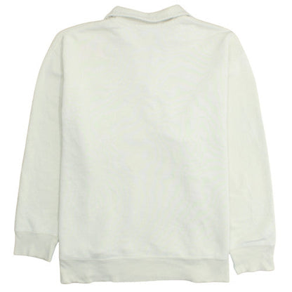 Disney Store Womens Ivory 1/4 Zip Sweatshirt XL Winnie the Pooh