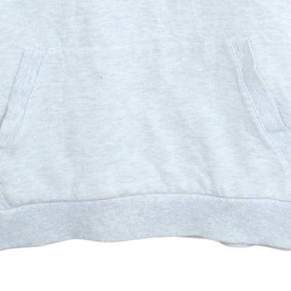 Lonsdale Women Grey Hoodie Size 16 Pullover Cotton Blend