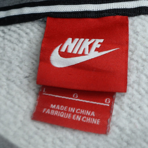 Nike Women Grey Long Sleeve Pullover Hoodie Size L