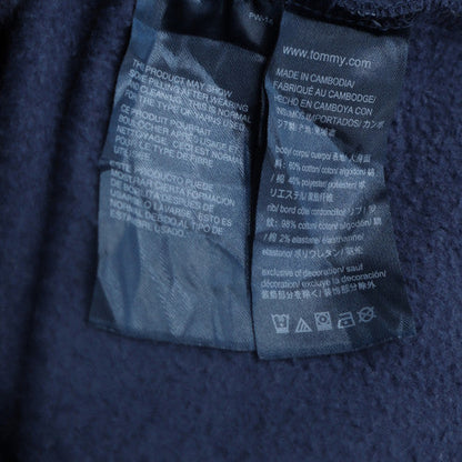 Tommy Hilfiger Men's Blue Pullover Hoodie Size M Embroidered Logo