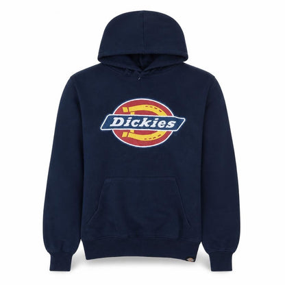 Dickies Men’s Blue Pullover Hoodie Small Graphic Logo Sweatshirt