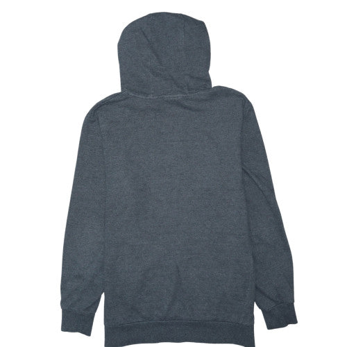 FILA Mens Grey Pullover Hoodie M Regular Fit Fleece Sweatshirt