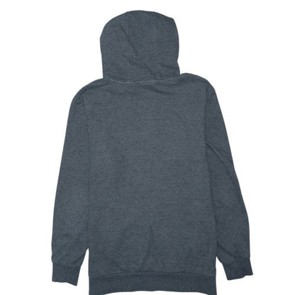 FILA Mens Grey Pullover Hoodie M Regular Fit Fleece Sweatshirt
