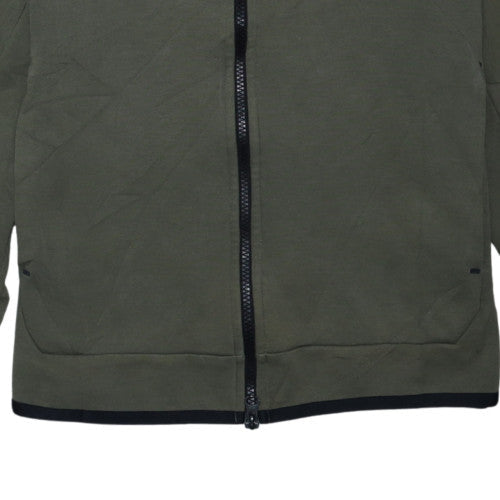 Nike Men's Green Full Zip Hooded Sweatshirt Size S