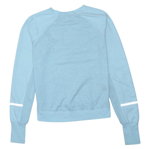 Lonsdale Women Blue Logo Crew Neck Sweatshirt Size 14
