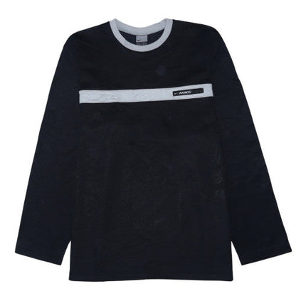 Nike Men's Black L Pullover Crew Neck Fleece Sweatshirt