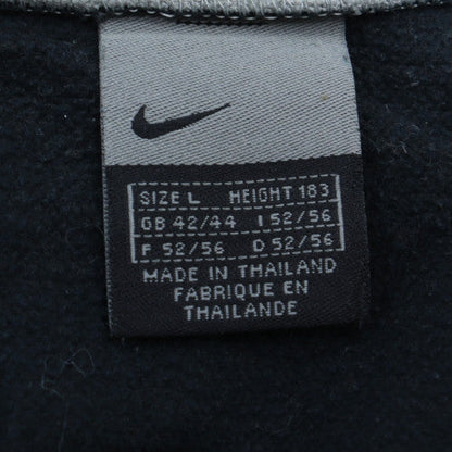 Nike Men's Black L Pullover Crew Neck Fleece Sweatshirt