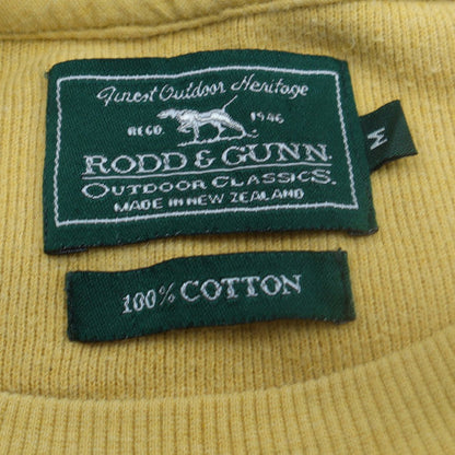 Rodd & Gunn Men's Yellow Cotton Crew Neck Sweatshirt M