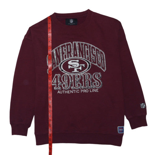 NFL Men’s Red San Francisco 49ers Pullover Sweatshirt Size L