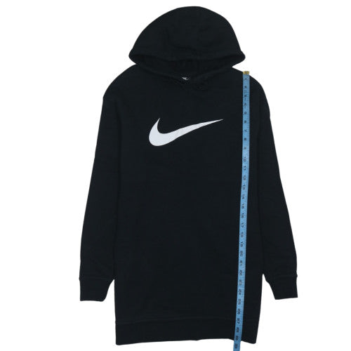 Nike Men’s Black Pullover Hoodie Small Logo Fleece Sweatshirt