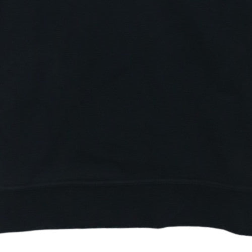 Nike Men’s Black Pullover Hoodie Small Logo Fleece Sweatshirt