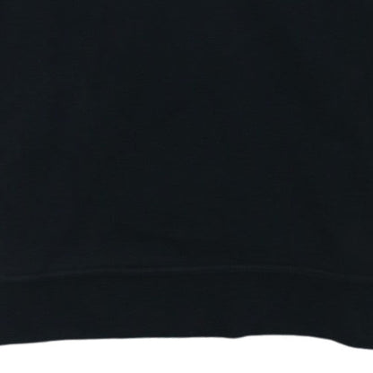 Nike Men’s Black Pullover Hoodie Small Logo Fleece Sweatshirt