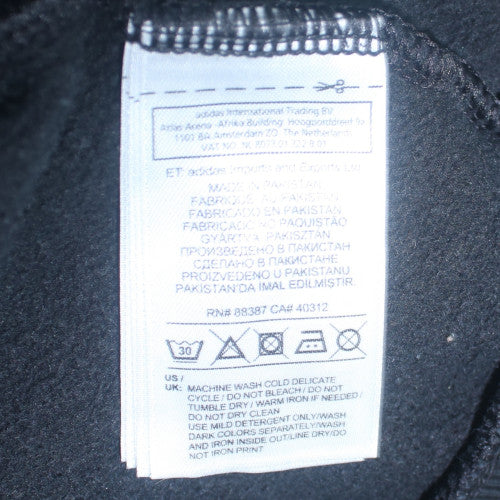 Adidas Men's Black Pullover Hoodie Small Logo Sports Fleece