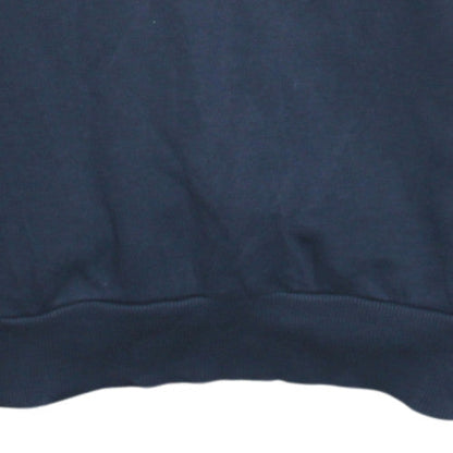 Reebok Men's Blue Pullover Sweatshirt M Crew Neck Logo Sportswear