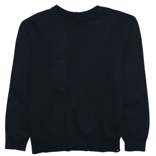 Puma Men's Black XL Crew Neck Logo Sweatshirt