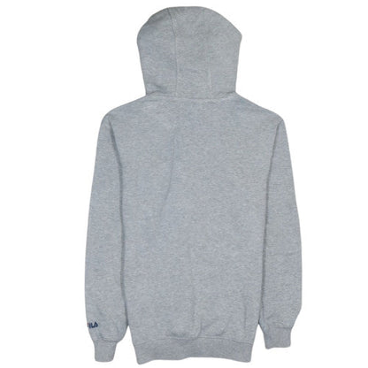 FILA Womens Grey XS Pullover Hoodie Sweatshirt with Logo Print