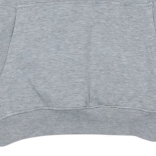 FILA Womens Grey XS Pullover Hoodie Sweatshirt with Logo Print