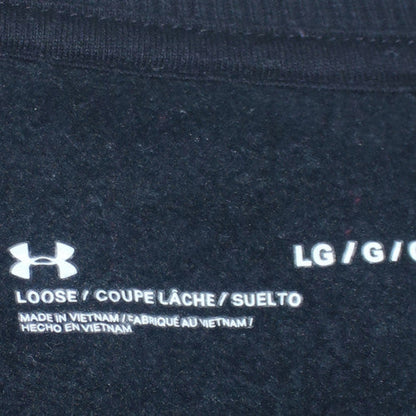 Under Armour Men's Black Large Crew Neck Pullover Sweatshirt