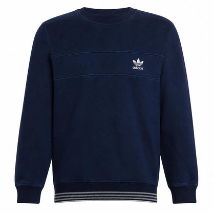 Adidas Men's Blue Crew Neck Pullover Sweatshirt M