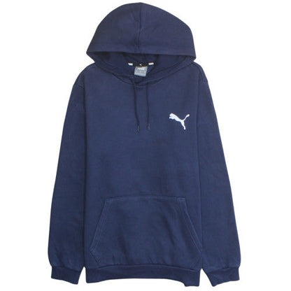 Puma Men's Blue Pullover Hoodie M Regular Fit Sportswear
