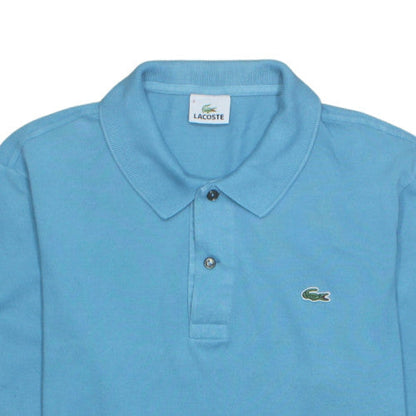Lacoste Men's Blue Long Sleeve Cotton Polo Shirt Size M