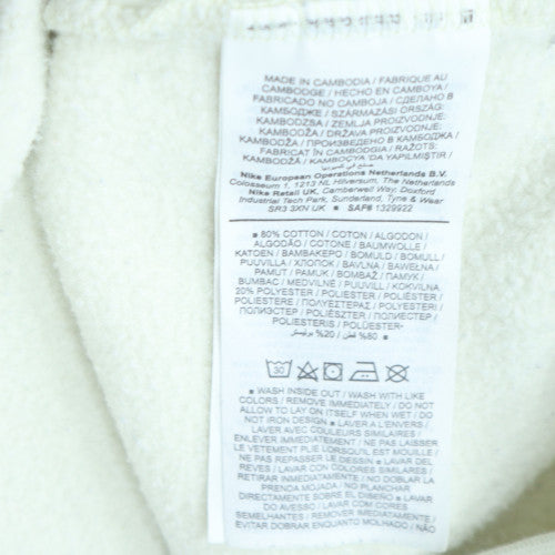 Nike Men's Beige Crew Neck Pullover Sweatshirt Size S