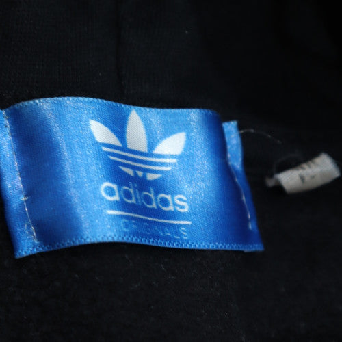 Adidas Men's Black Pullover Hoodie S Regular Fit Graphic Sportswear