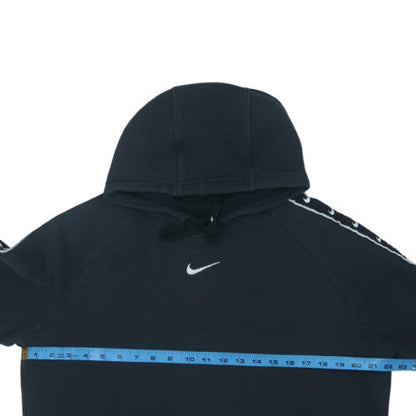 Nike Men's Black Pullover Hoodie M Fleece Logo Sportswear