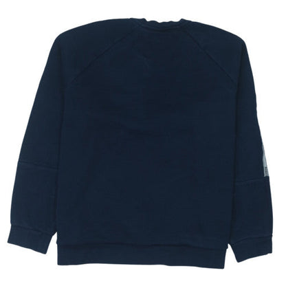 Lacoste Men’s Blue Relaxed Fit Crew Neck Logo Sweatshirt 2XL
