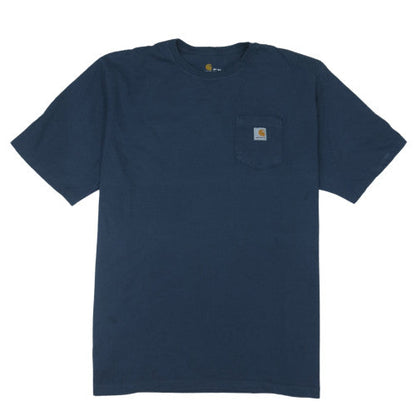 Carhartt Men's Navy Blue 3XLT Tall Original Fit Cotton T-Shirt