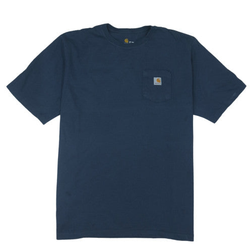 Carhartt Men's Navy Blue 3XLT Tall Original Fit Cotton T-Shirt